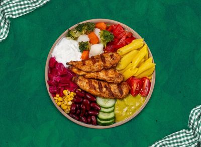 Tavuklu Makarnalı Bowl