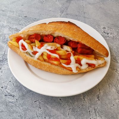 Double Sosisli Sandviç