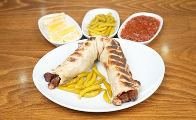 Kaşarlı Çöp Şiş Dürüm