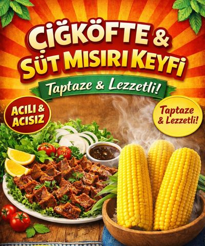 Atom çiğköfte  çift lavas 