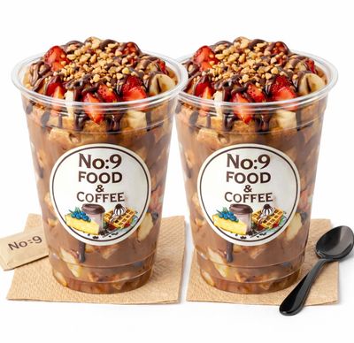 2'li No 9 Bardak Waffle