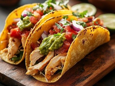 Tavuk Dönerli Taco (2 Adet) (120 gr.)