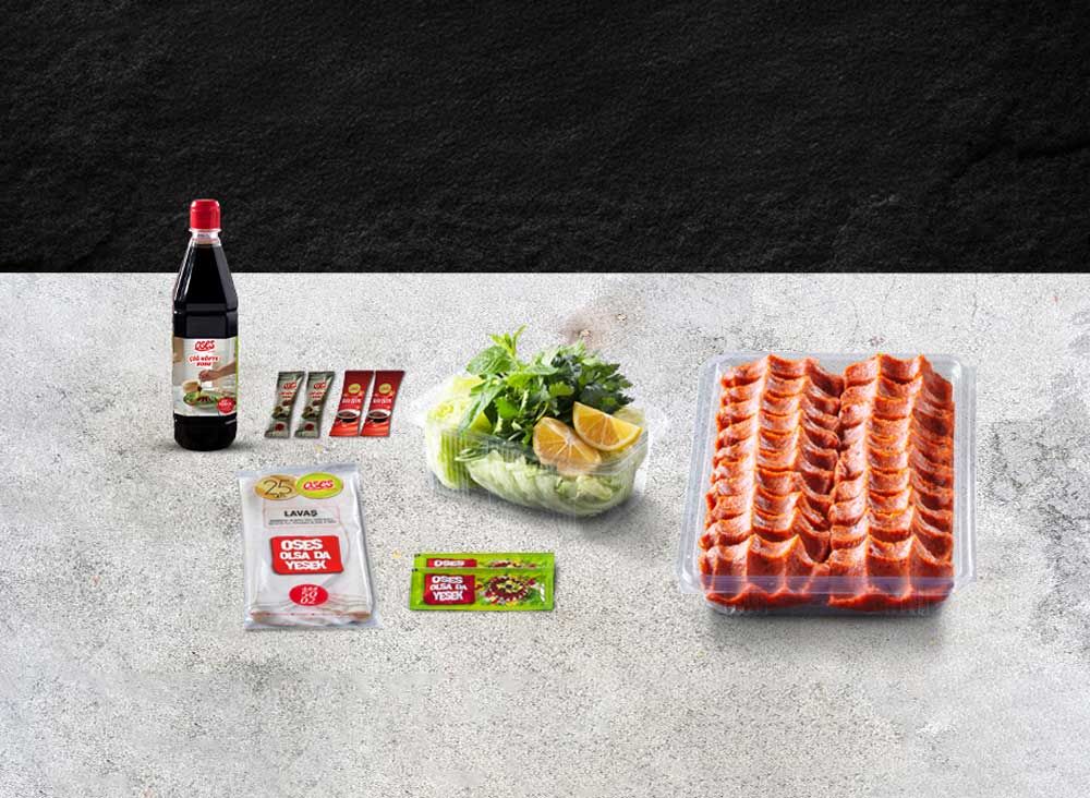 Çiğ Köfte (500 gr.) + Çiğ Köfte Sos (1 L.) Menü