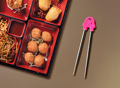 Çocuk Chopstick Pembe