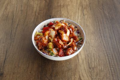 Sebzeli Pilav Üstü & Tatlı Ekşi Soslu Tavuk