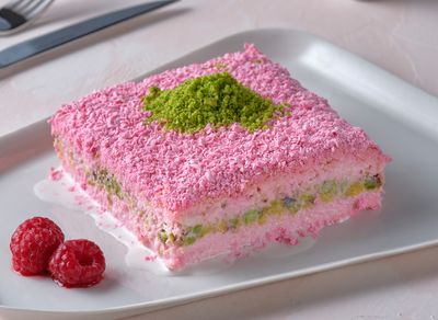 Frambuazlı Soğuk Kadayıf (2 Dilim)