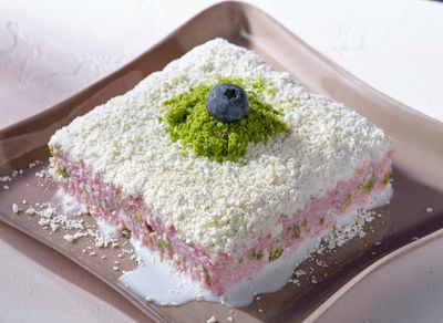 Yaban Mersinli Soğuk Kadayıf (3 Dilim)