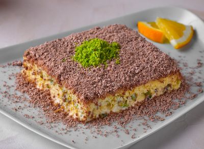 Portakallı Soğuk Kadayıf (2 Dilim)