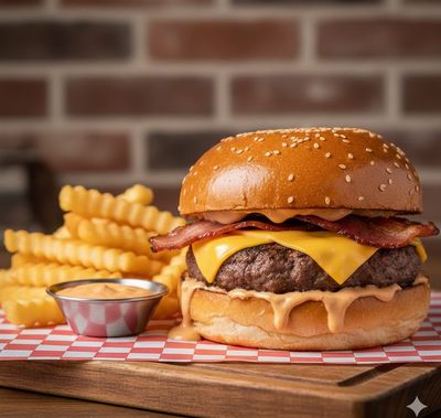 Mac Yeager Burger Menü