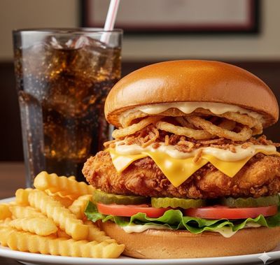 Mac Chicken Burger Menü