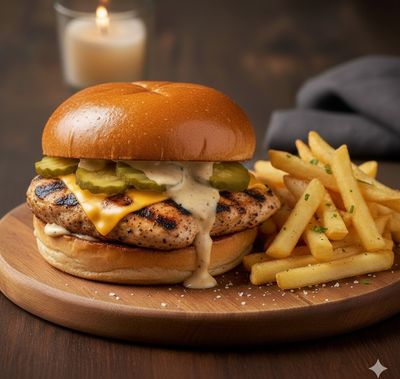 Mac Chicken Cheese Burger Menü