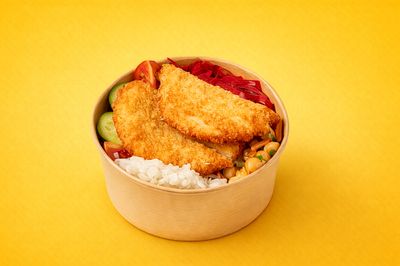 Tavuk Schnitzel Kış Pilav Bowl