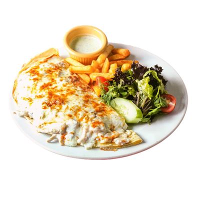 Ispanaklı & Kaşarlı Krep