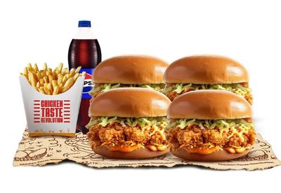 4'lü Chıtır BurgerMenü - 4 Kişiliktir 