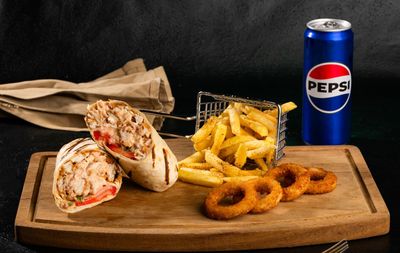 Dallas Wrap Menü