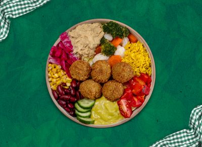 Falafelli Humuslu Bowl