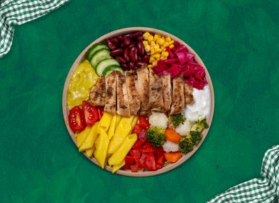 Pirzola Tavuklu Makarnalı Bowl