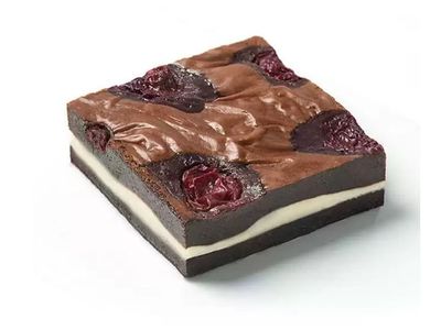 Vişneli Beyaz Çikolatalı Brownie (Dilim)