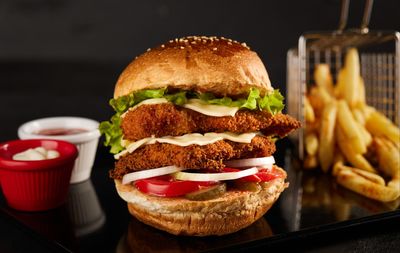 Double Chicken Burger