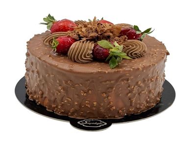 Çilek Çikolatalı Pasta (4-6 Kişilik)