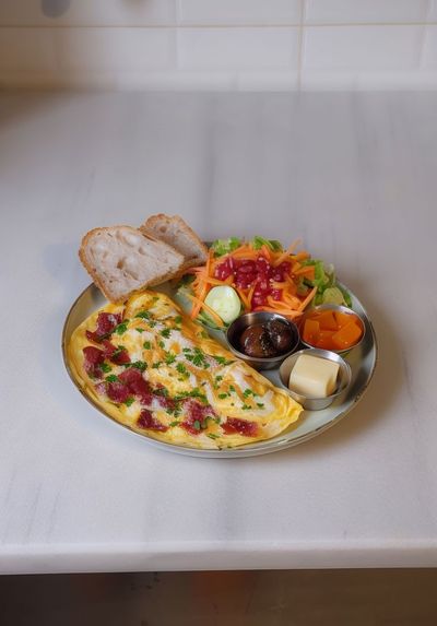 Pastırmalı Omlet