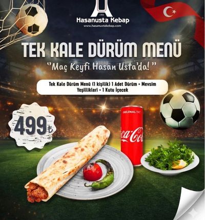 Tek Kale Dürüm Menü