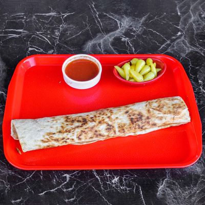 Kaşarlı Mega Tavuk Döner Dürüm (35 cm.)