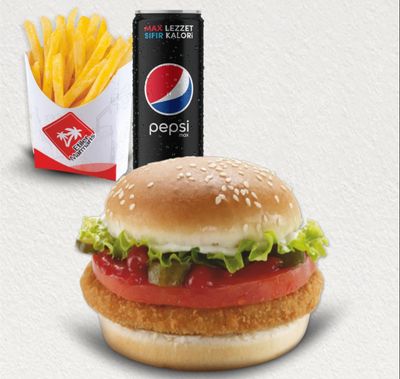Tavuk Burger Menü