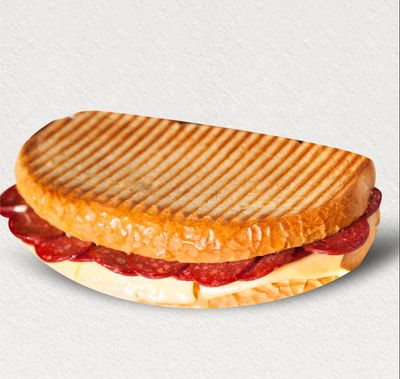 Ayvalık Ekmeğine Karışık Tost