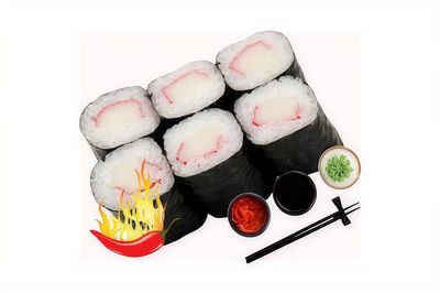 190- Spicy Kani Maki Roll (6 Pcs.)