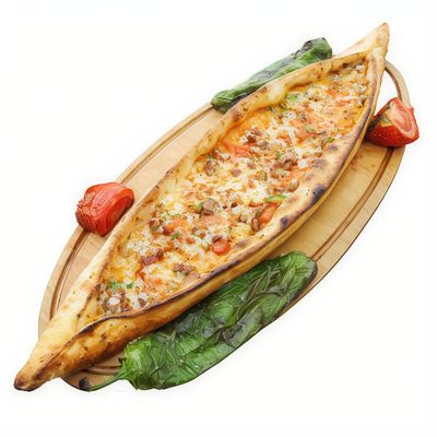 Kavurmalı Kaşarlı Pide