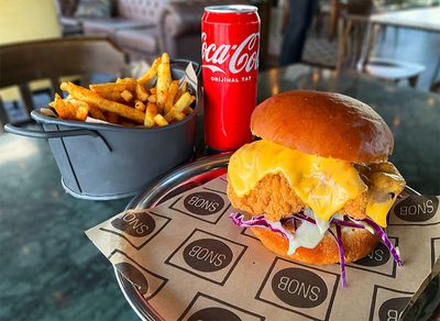 Zinger Rock Burger Menü