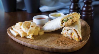 Izgara Tavuklu Mantarlı Wrap