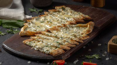 Dört Peynirli Maydanozlu Pide