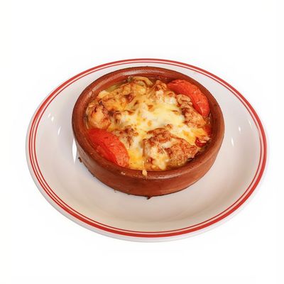 Kiremitte Kaşarlı Tavuk