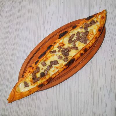 Kavurmalı Kaşarlı Pide (Açık)