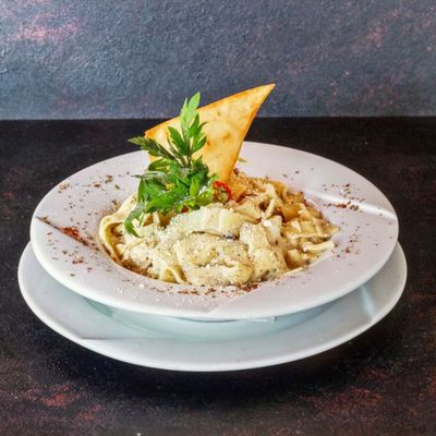 Somon Gravlax Fettuccine