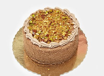 Krokanlı Pasta (No.0) (4-6 Kişilik)