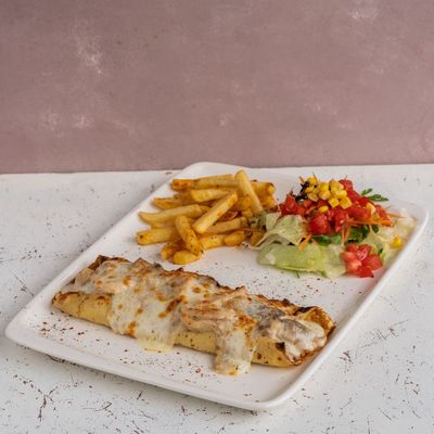 Tavuklu Mantarlı Krep