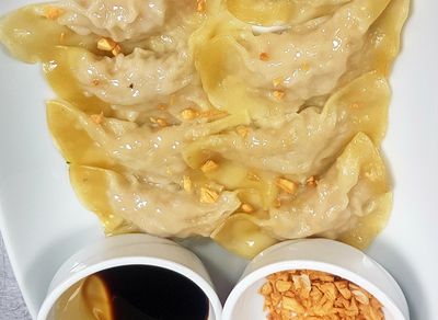 Tavuk Mantısı (Kızarmış) / Chicken Dumplings (Fried)