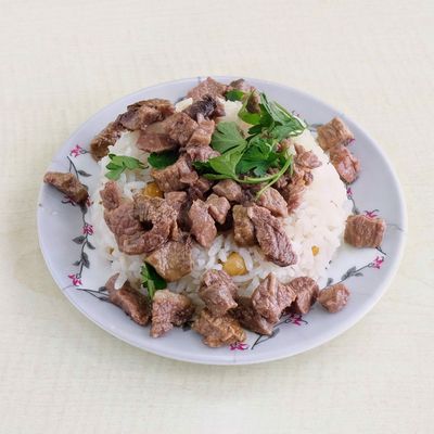 Acılı Ekşili Kızarmış Pilav (Vejetaryen) / Spicy Hot & Sour Fried Rice (Veg)