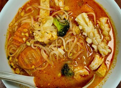 Acılı Ekşili Erişte Çorbası (Tavuk) & Spicy Hot & Sour Noodle Soup (Chicken)