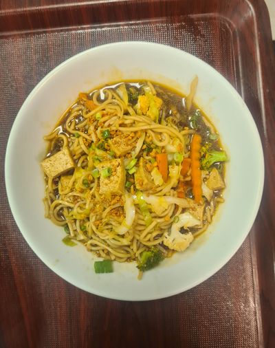 Ramen Erişte Çorbası (Vejetaryen) - Ramen Noodle Soup (Veg)