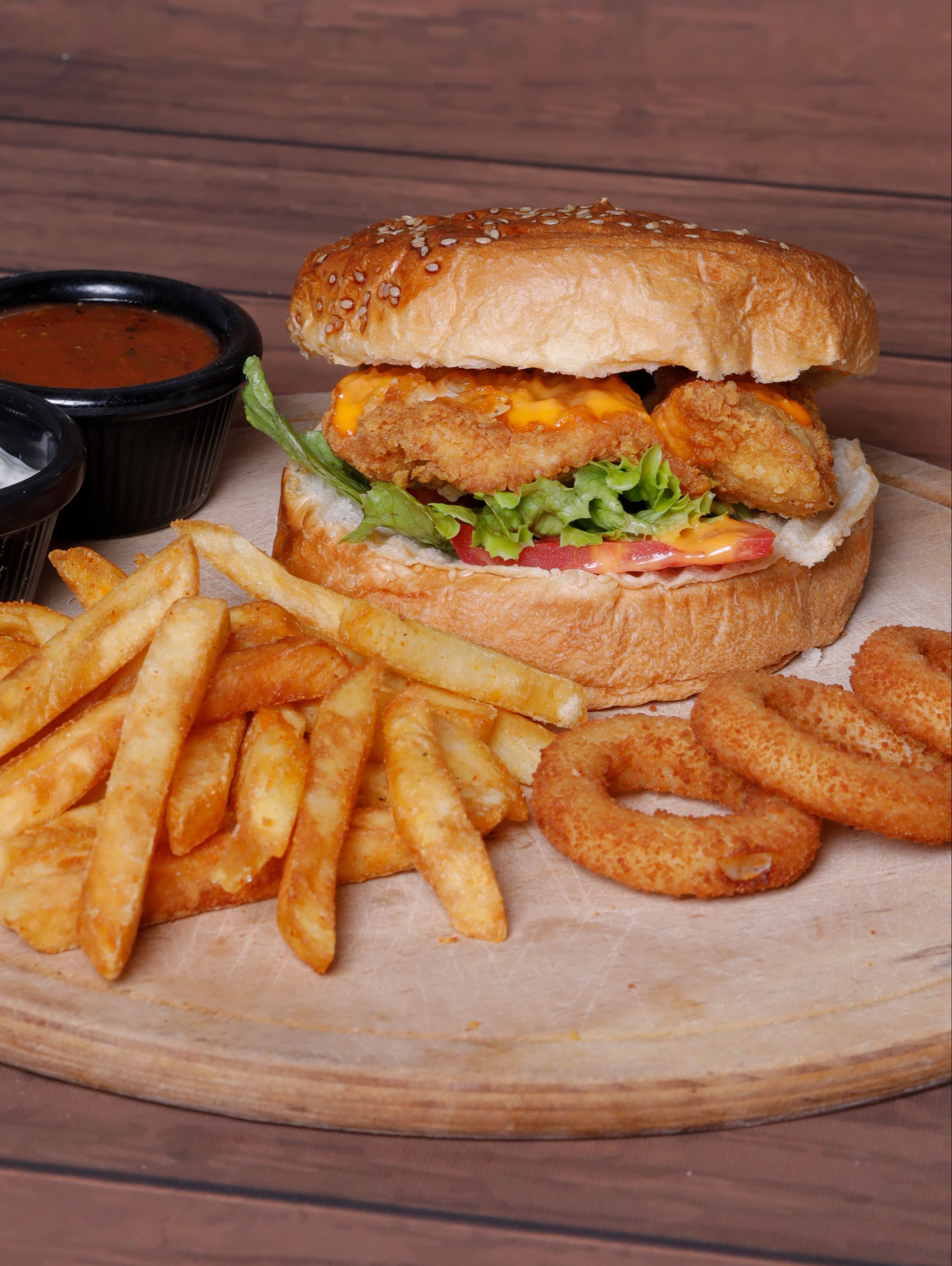 Single Çıtır Hamburger Menü