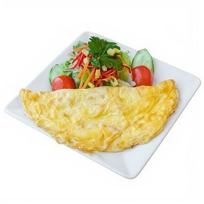 Sosisli & Patatesli & Kaşarlı Omlet