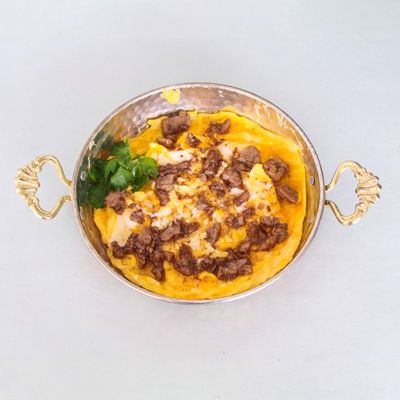 Sucuklu & Patatesli & Beyaz Peynirli Göz Yumurta