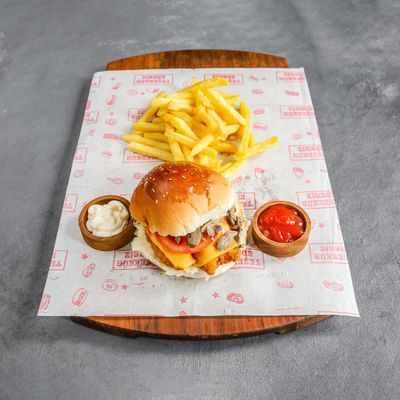 Chicken Mushroom Burger