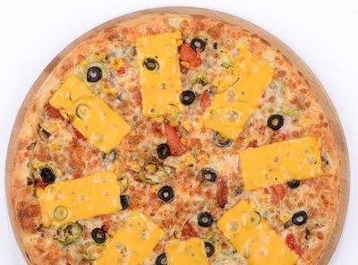 Cheddarlı Vejetaryen Pizza (Büyük)