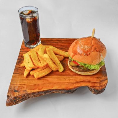 Double Hamburger Menü