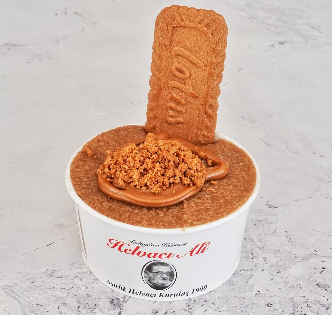 Lotuslu Dondurmasız İrmik Helvası (Küçük)